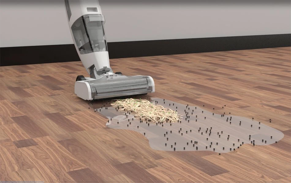 Electric Floor Washing Machine Wet Dry Vacuum Cleaner Wireless Cleaner Floor Scrubber S600