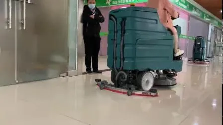 Ce Approved Airport Cleaning Use Ride on Floor Scrubber
