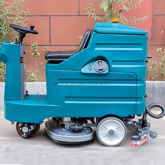 Utilisation de nettoyage d'aéroport approuvée par la CE Ride on Floor Scrubber